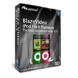 BlazeVideo iPod Flick Platinum 46% OFF Discount