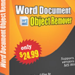 Word Document Object Remover 26% OFF Discount