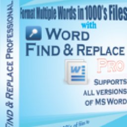 Word Find and Replace 25% OFF Discount