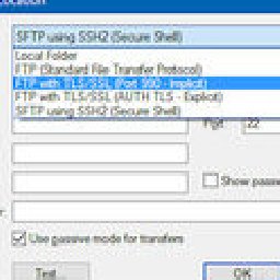 Secure FTP Extension WYSIWYG Web Builder