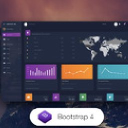 Material Dashboard Dark 30% OFF Discount