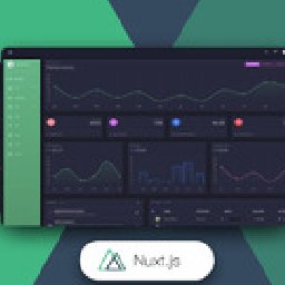 Nuxt Black Dashboard 30% OFF Discount