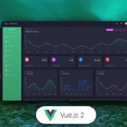 Vue Black Dashboard 30% OFF Discount