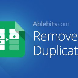 Remove Duplicates add-on Google Sheets