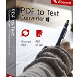 Aiseesoft PDF to Text Converter 73% OFF Discount