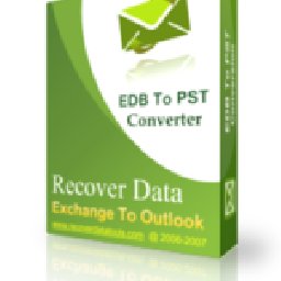 Recover Data Exchange EDB to Outlook PST 20% OFF Discount