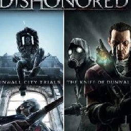 Dishonored PC DLC Double Pack Dunwall City Trials and The Knife of Dunwall 59% OFF Discount