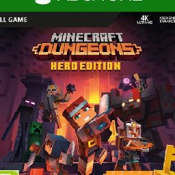 Minecraft Dungeons Hero Edition Xbox One 16% OFF Discount