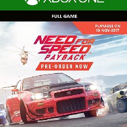 Need for Speed Payback Xbox One 16% OFF Discount