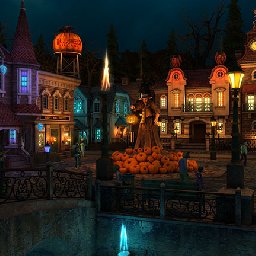 3PlaneSoft Halloween Village 3D Screensaver 11% OFF Discount