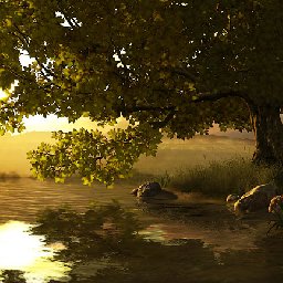 3PlaneSoft Lake Tree 3D Screensaver