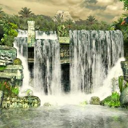 3PlaneSoft Mayan Waterfall 3D Screensaver