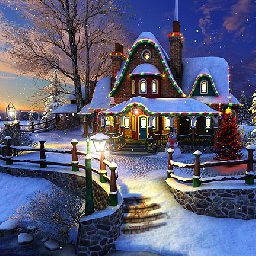 3PlaneSoft White Christmas 3D Screensaver