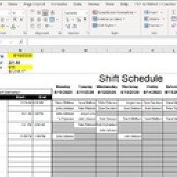 Shift Scheduler Spreadsheet 20% OFF Discount