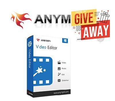 AnyMP4 Video Editor Giveaway Free Download