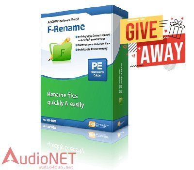 ASCOMP F-Rename Professional Giveaway Free Download