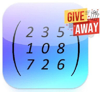 Matrix Determinant Pro for Android Giveaway Free Download