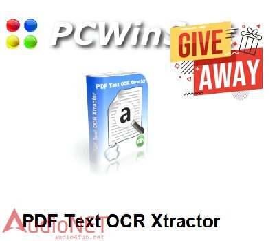 PDF Text OCR Xtractor Giveaway Free Download