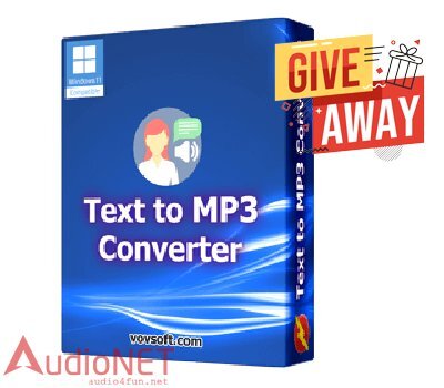 Vovsoft Text to MP3 Converter Giveaway Free Download